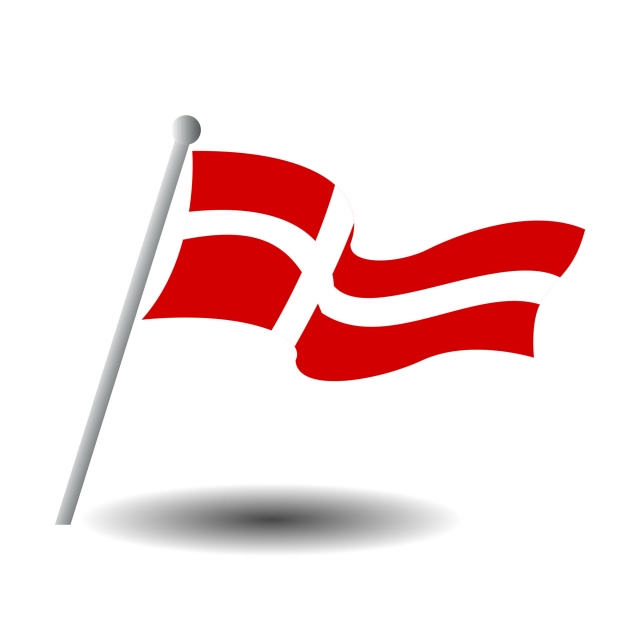 Denmark Flag Vector Illustration Colors And Proportion National 640x640 Denmark Flag Vector Illustration Colors And Proportion National