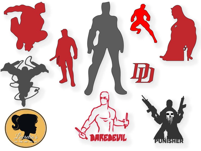 794x596 Superhero Daredevil Marvel Comics Dxf Clipart Etsy