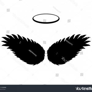 300x300 Dark Angel Wings Feathers Halo Vector Hoodamathrun