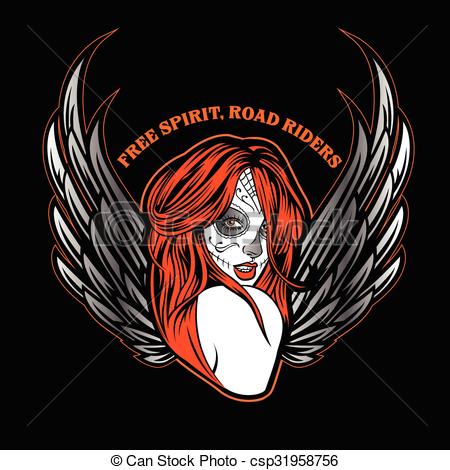 450x470 Day Of Dead Sexy Girl Dark Angel