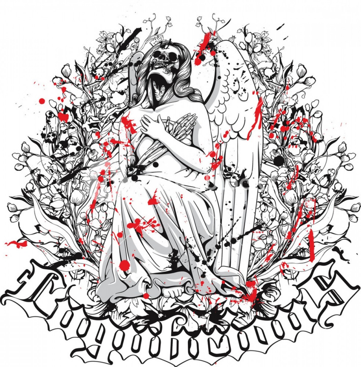 1416x1440 Vintage Vector T Shirt Design With Dark Angel Bpzlkuubqowjgodq