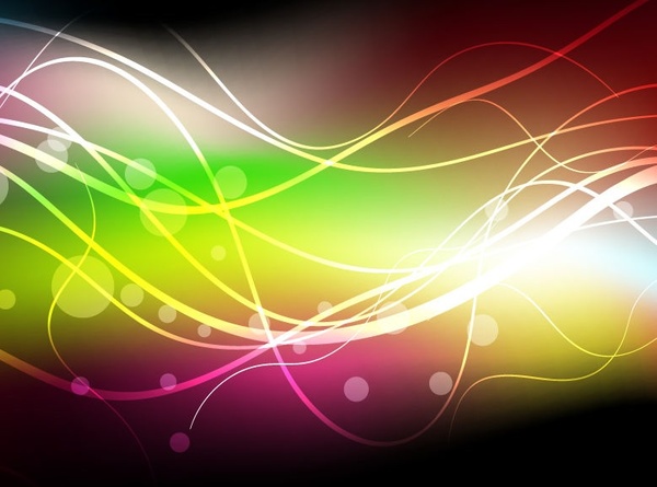 600x445 Abstract Colorful Dark Background Vector Graphic Free Vector