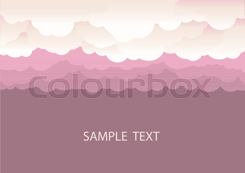 800x566 Sky With Dark Clouds Vector Nature Stock Vector Colourbox