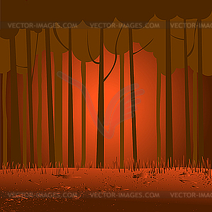 300x300 Dark Forest Landscape