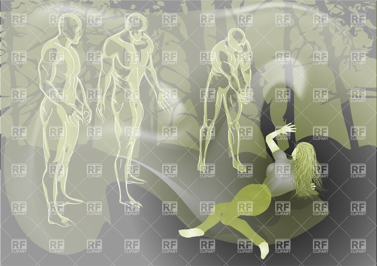 1200x848 Fog, And Girl In The Dark Forest Vector Image Of People Arkela