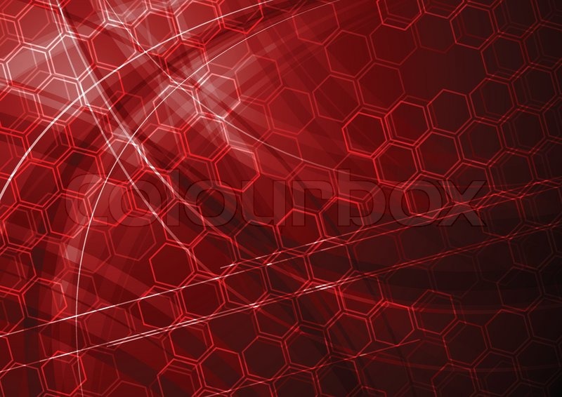 800x566 Dark Red Tech Background Stock Vector Colourbox