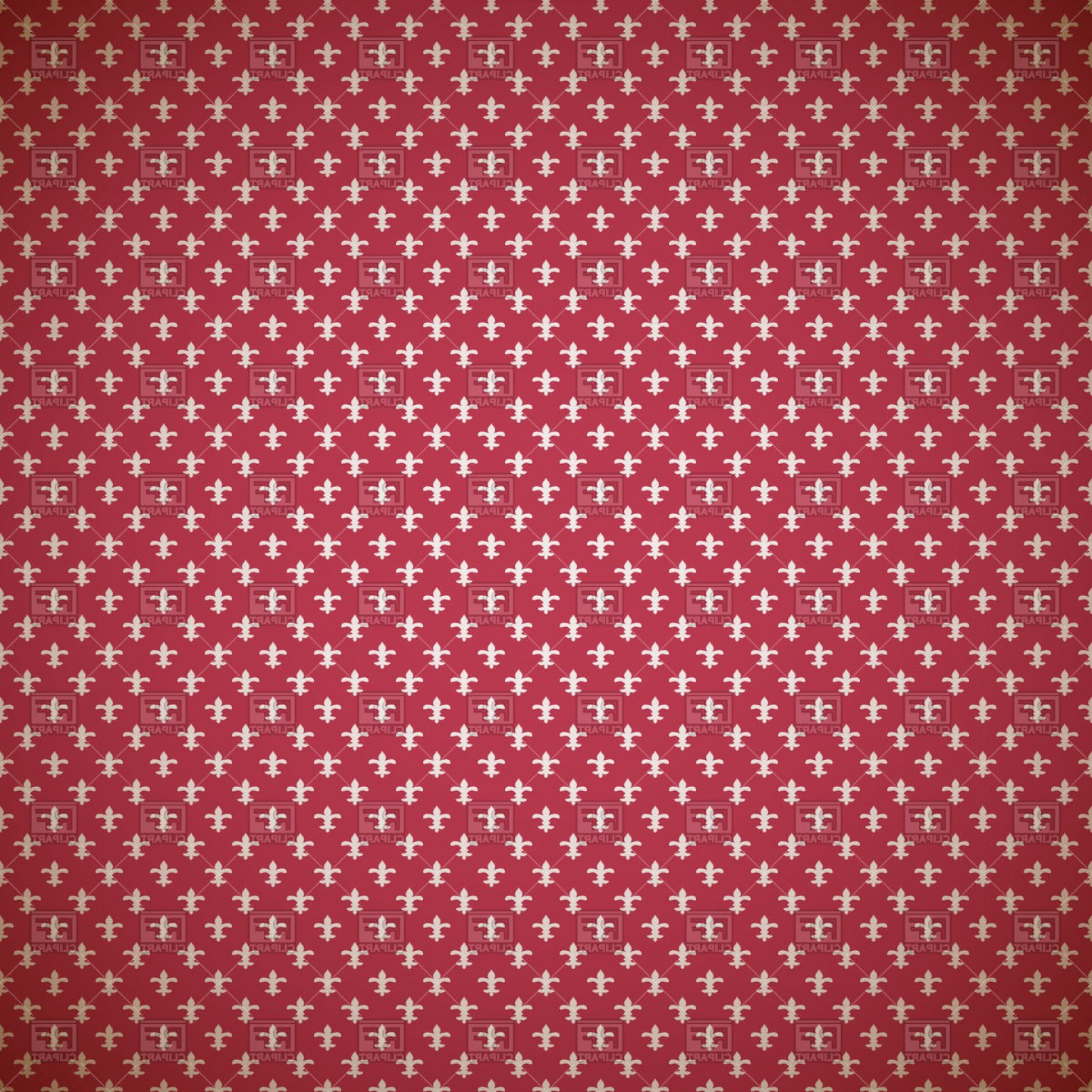 1440x1440 Elegant Dark Red Background With French Heraldic Symbol Fleur De