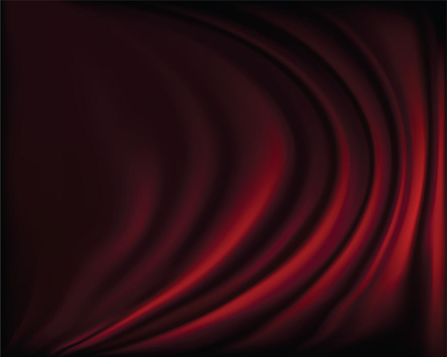 900x719 Fragment Dark Red Stage Curtain On A Black Background