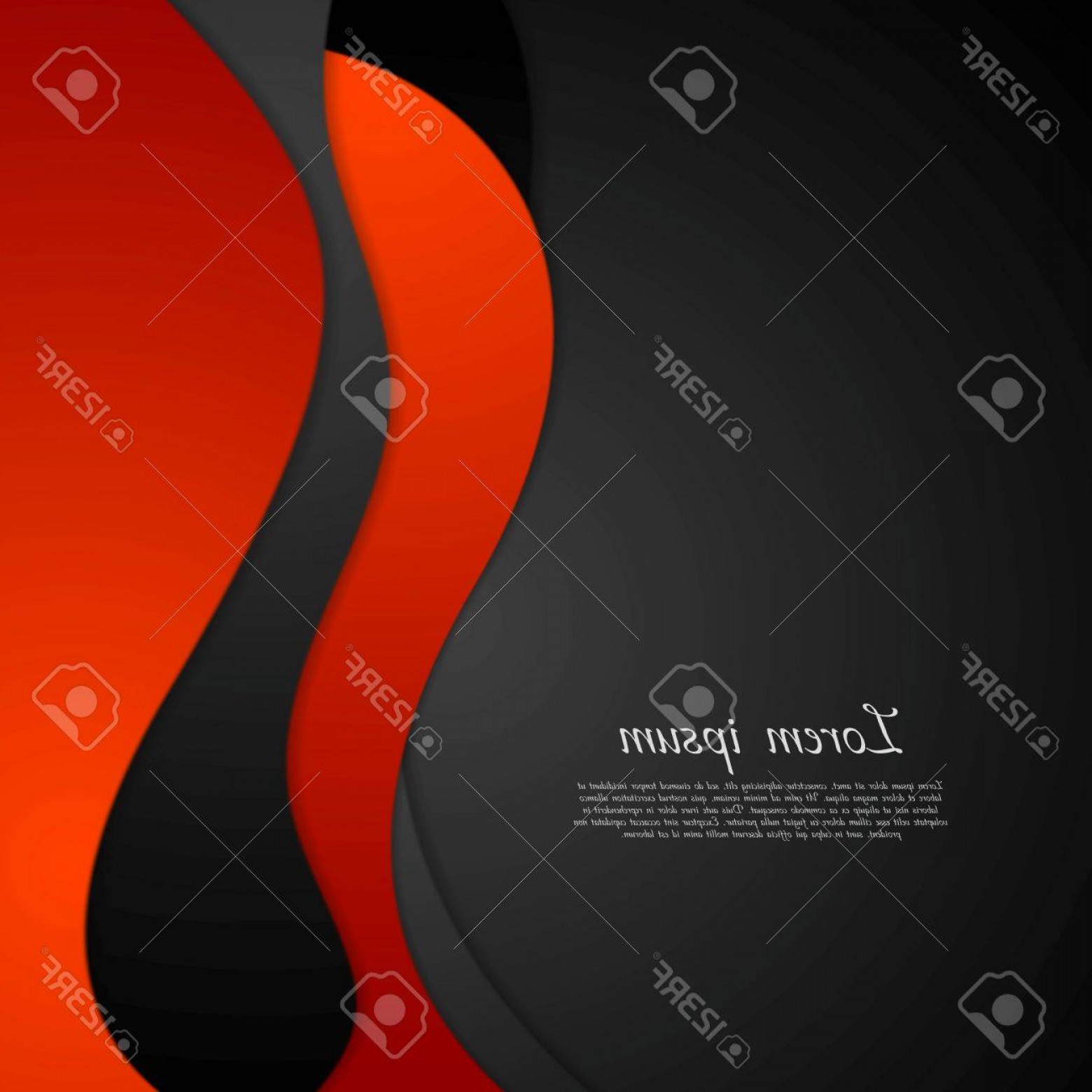 1560x1560 Photostock Vector Dark Red Black Abstract Wavy Background Vector