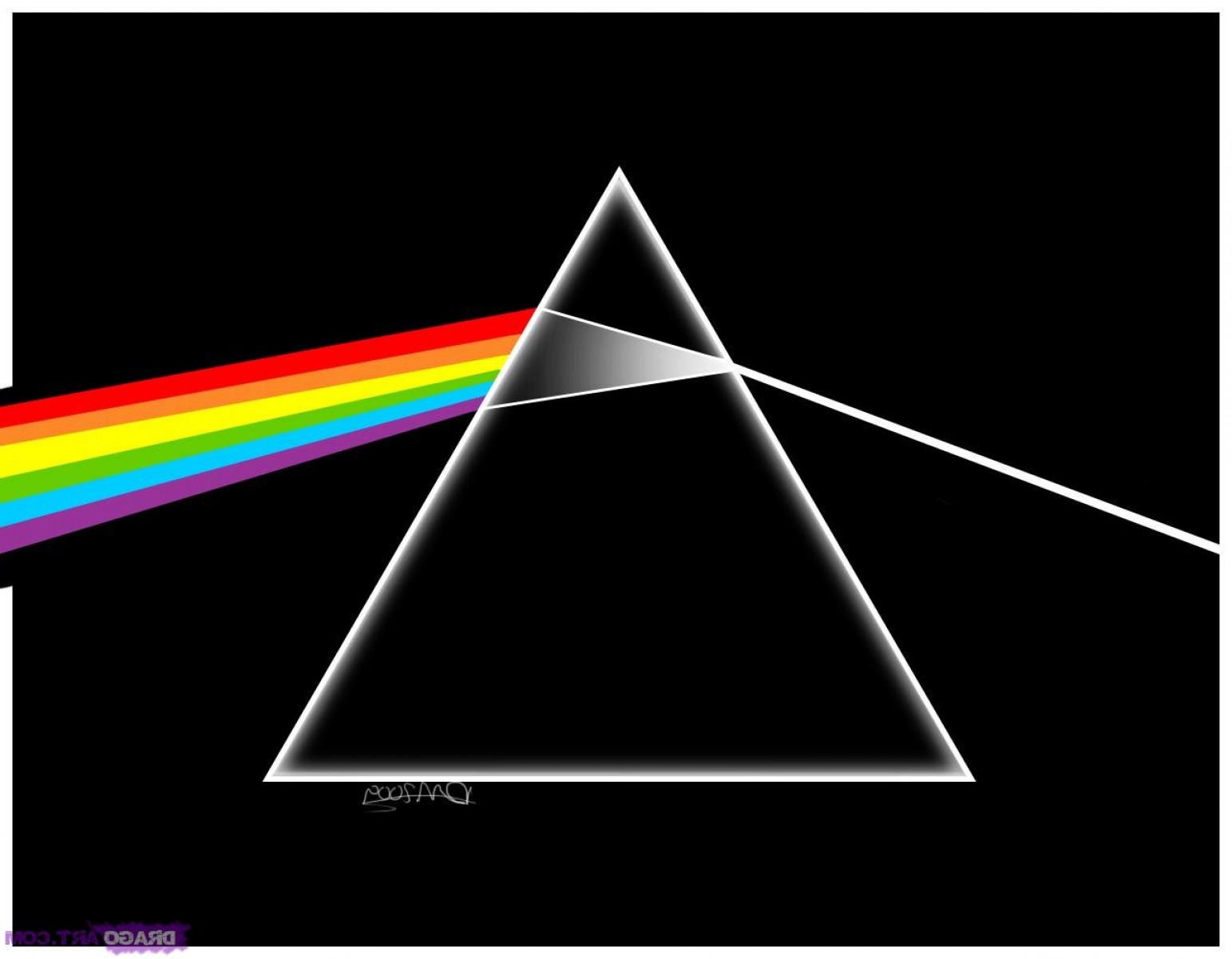 1543x1201 How To Draw Pink Floyd Dark Side Of The Moon Soidergi