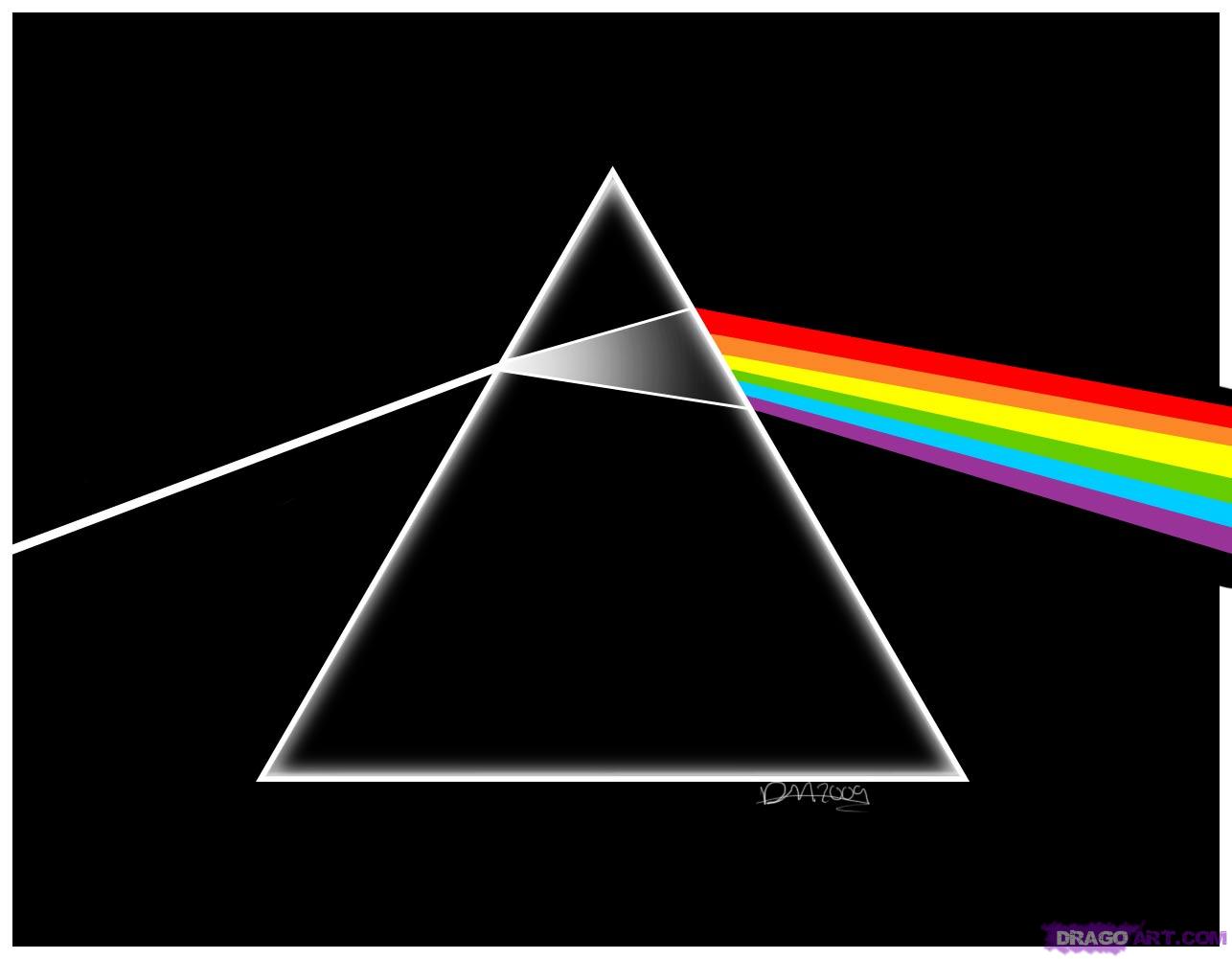 1286x1001 How To Draw Pink Floyd Dark Side Of The Moon, Step