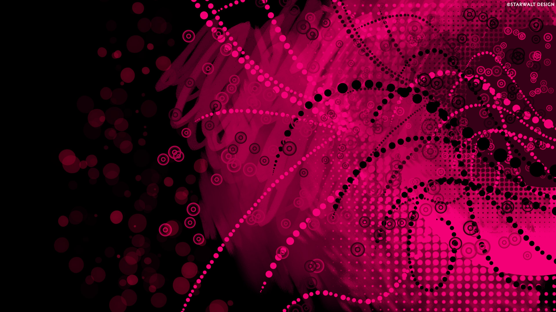1920x1080 Pink Dark Vector