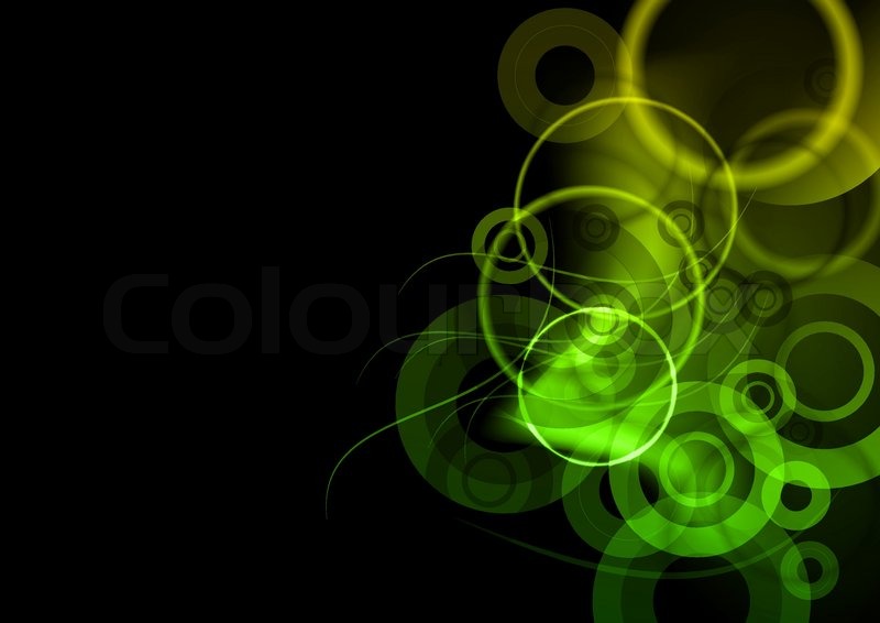 800x566 Green Dark Background On The Black Stock Vector Colourbox
