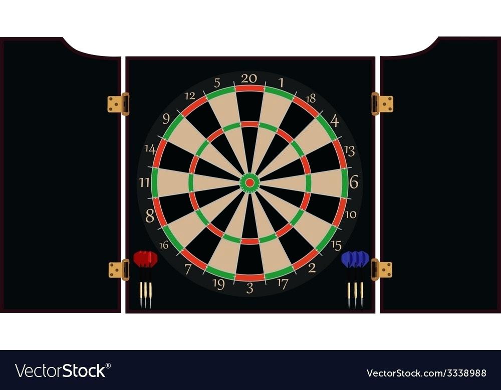 1000x780 Dart Board Cabinet Dartboard Vector Image Uk For Sale Philippines