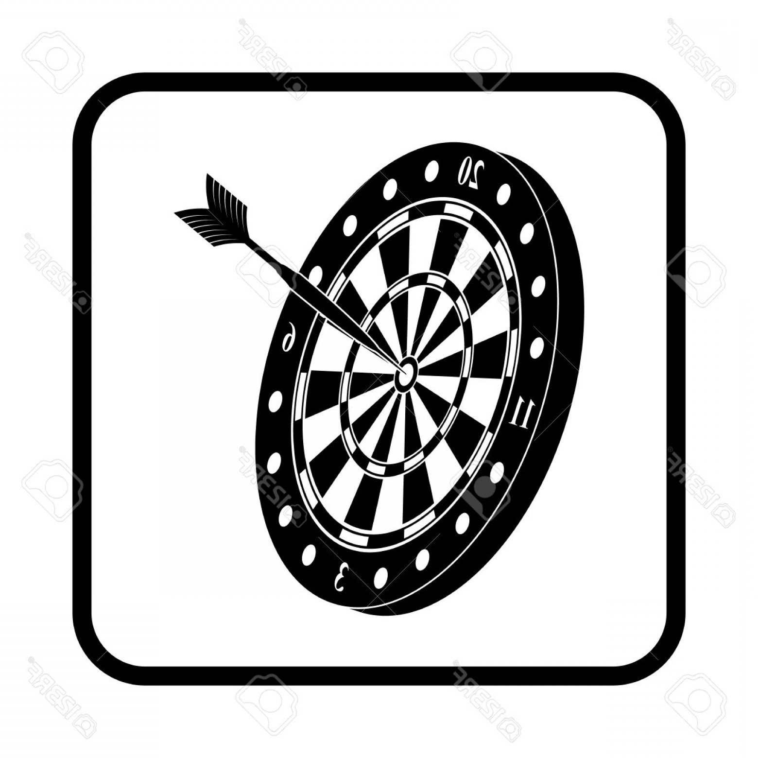 1560x1560 Dart Board Vector Art Hoodamathrun