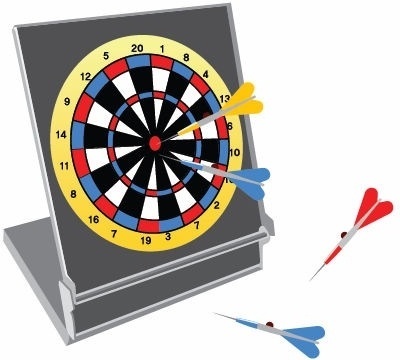 400x360 Dartboard Vector Free Free Vector Download