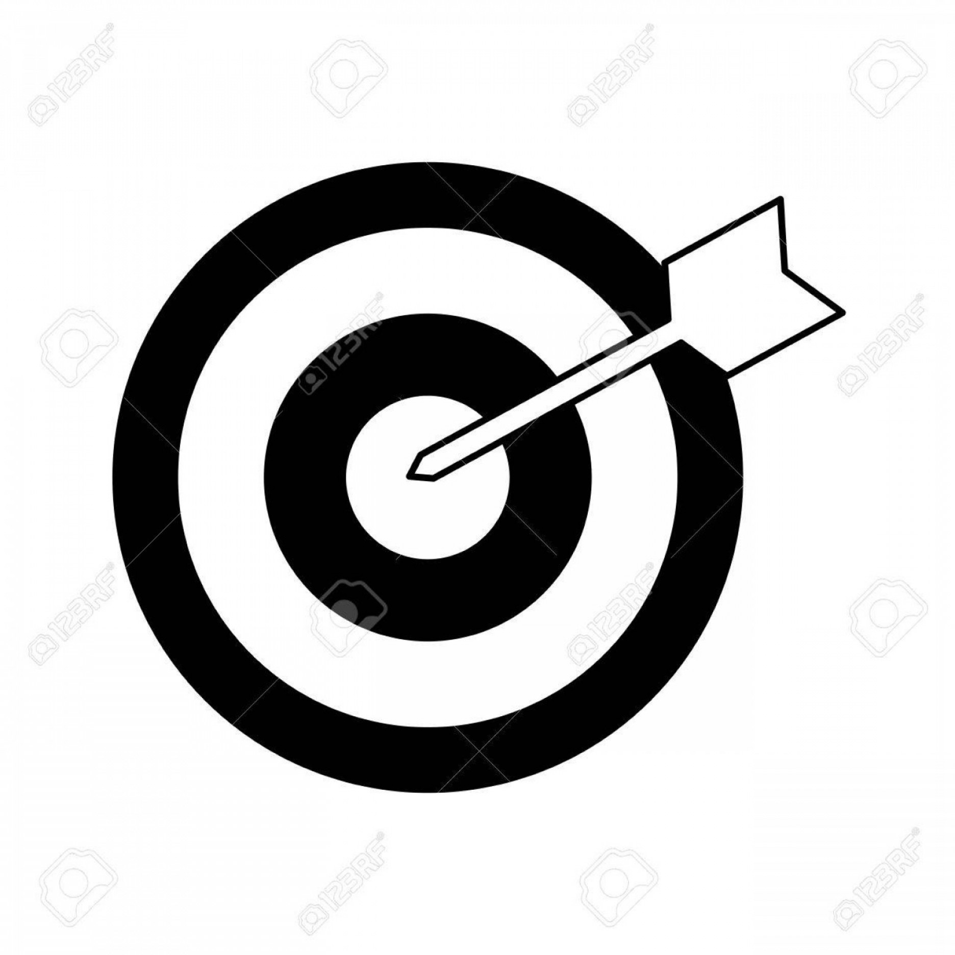 1872x1872 Photostock Vector Dartboard Target Game Icon Vector Illustration