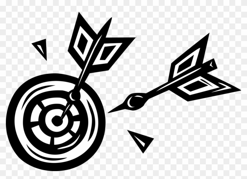 840x610 Clip Library Library Dartboard Vector Black And White