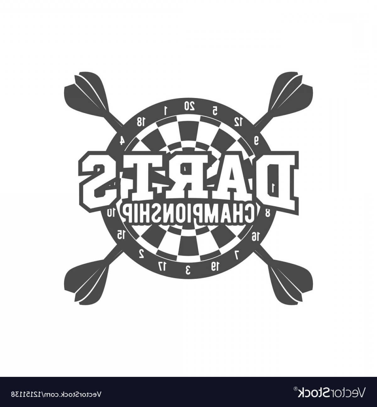 1200x1296 Darts Label Badge Logo Vector Geekchicpro
