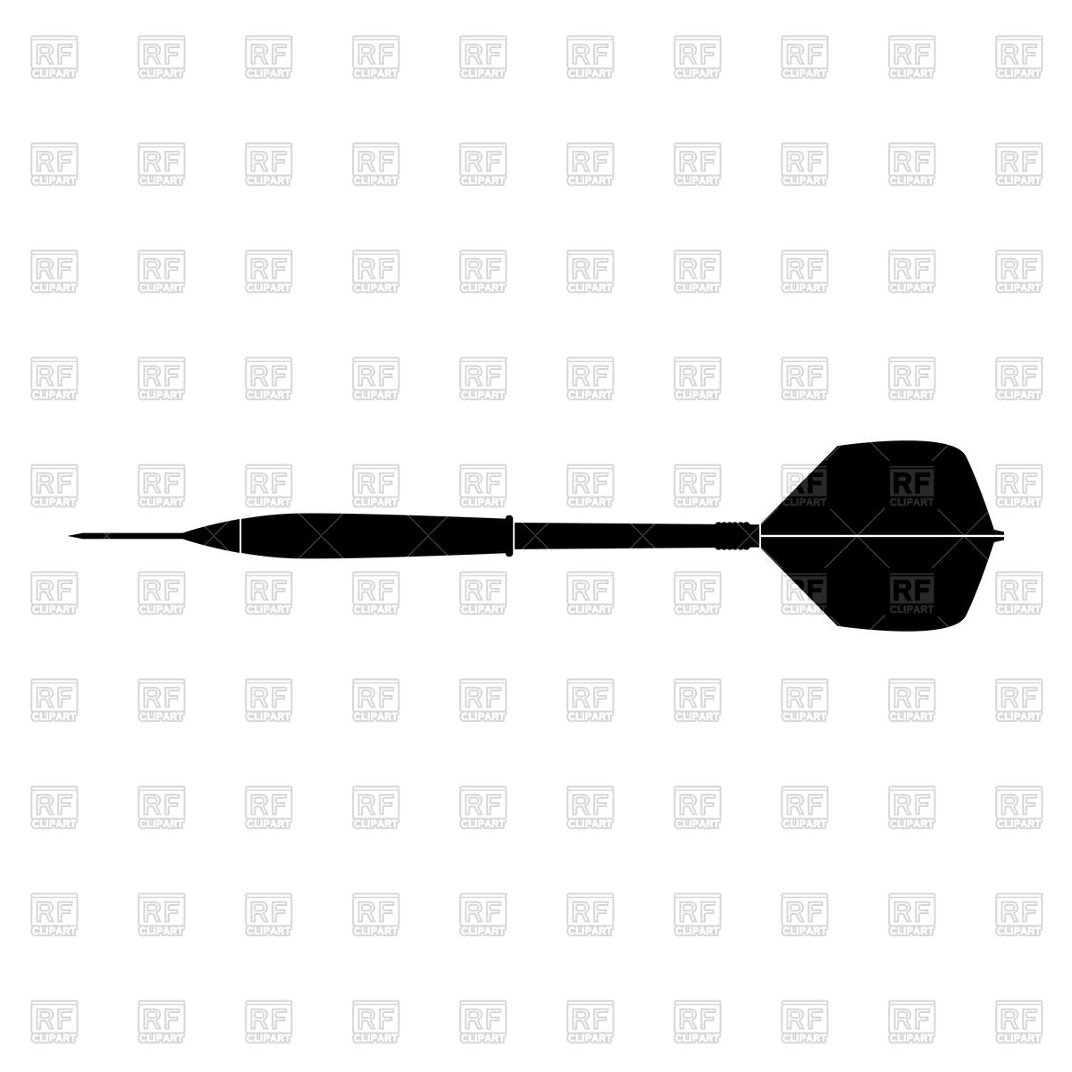 1200x1200 Dart Arrow Black Color Icon Vector Image Of Icons And Emblems