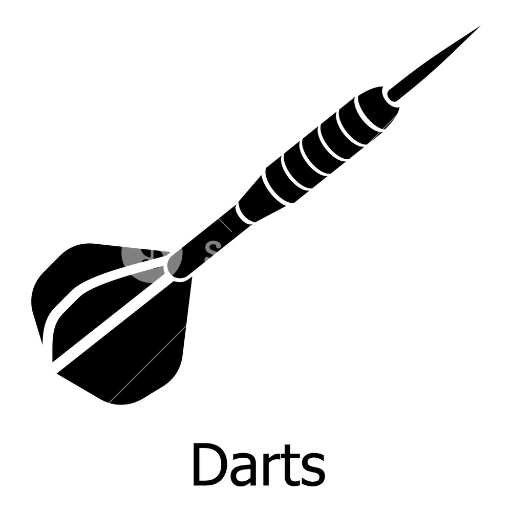 1000x1000 Darts Icon Simple Illustration Of Darts Vector Icon For Web
