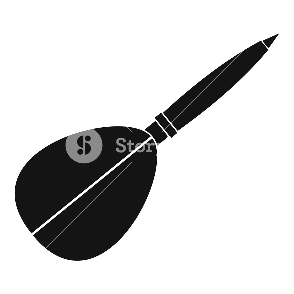 1000x1000 Arrow To Play Dart Icon Simple Illustration Of Arrow To Play Dart