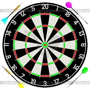 300x300 Dartboard And Darts