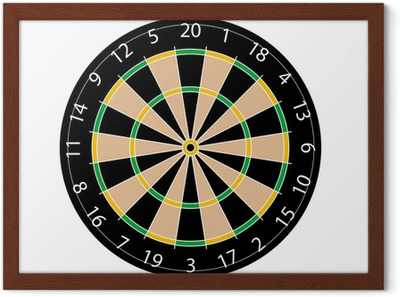 400x297 Dartboard Vector Sticker