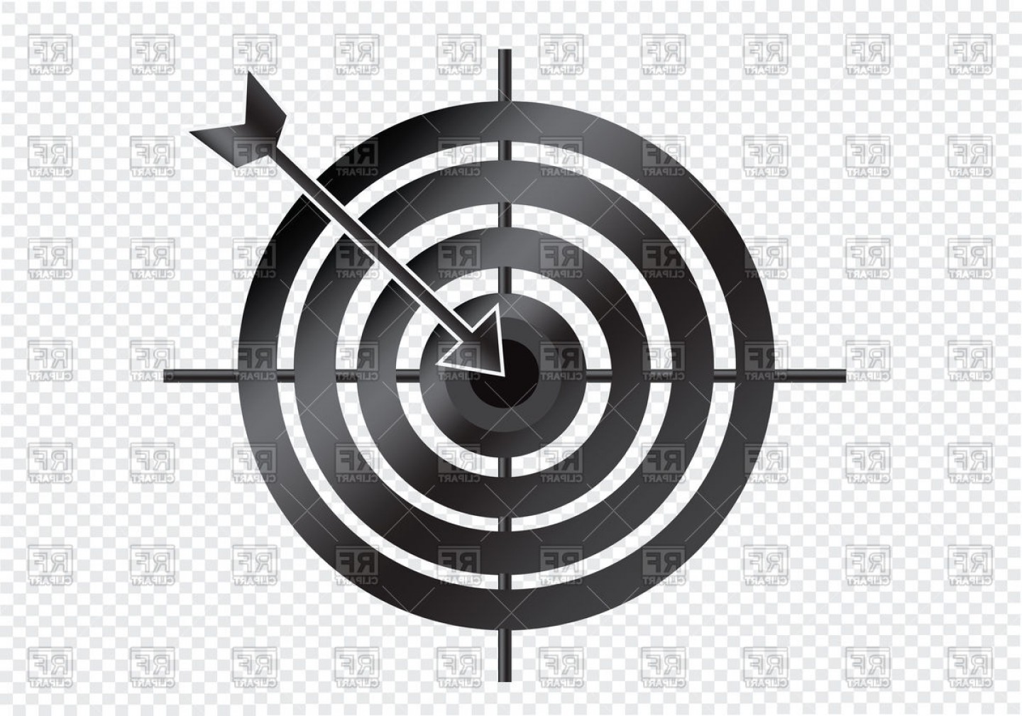 1440x1009 Target Icon With Arrow Dartboard Vector Clipart Geekchicpro