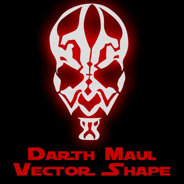 720x720 Darth Maul Vector Shape