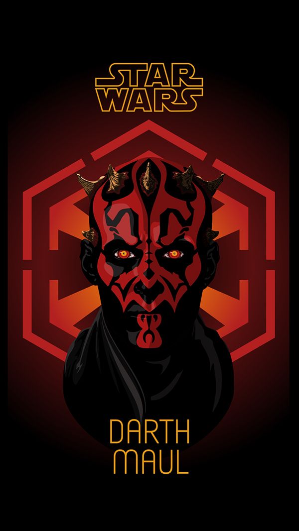 600x1067 Darth Maul Star Wars Vector Screensaver Star Wars Darth