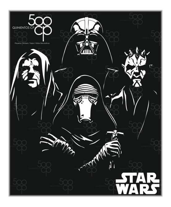 553x669 Vector Star Wars, Darth Vader, Darth Maul, Playeras, Tazas
