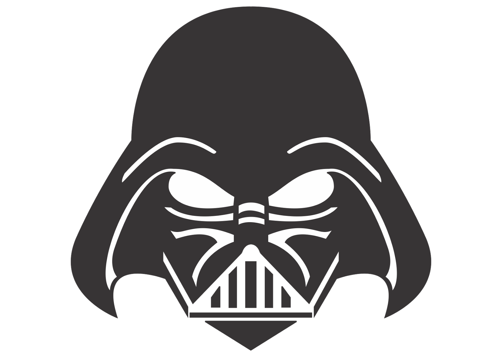 Darth Vader Face Vector at Vectorified.com | Collection of Darth Vader ...