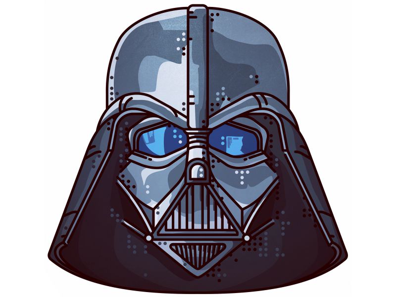 Darth Vader Face Vector at Vectorified.com | Collection of Darth Vader ...