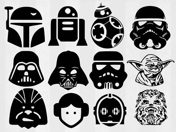 570x428 New Starwar Clipart Lego Star War Logo Png Black And White Vector