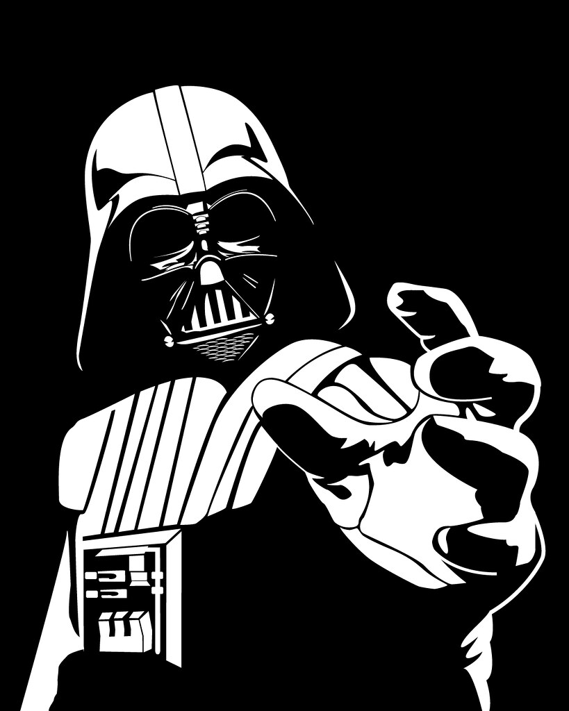 819x1024 Darth Vader Vector Artwork Tanner Blackwell