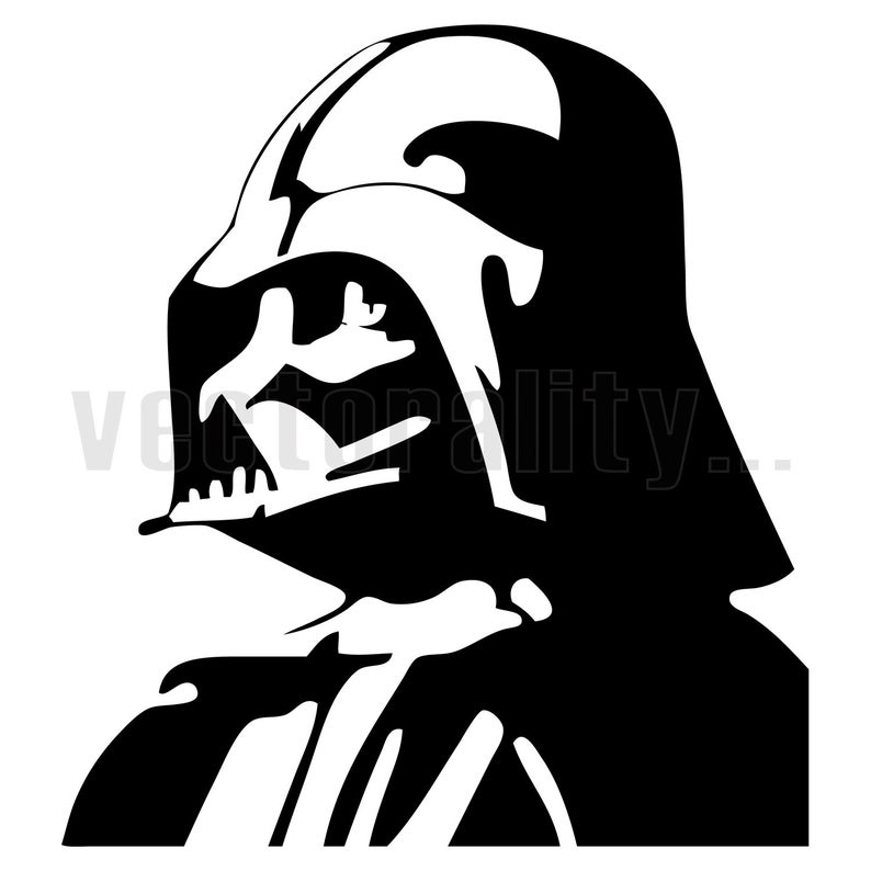 794x794 Darth Vader Starwars Vector Art Instant Download Etsy