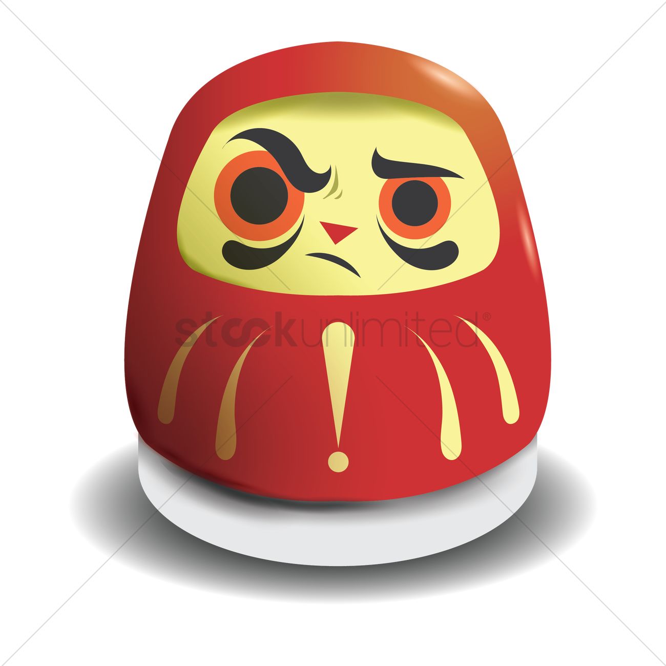 Daruma Doll Vector