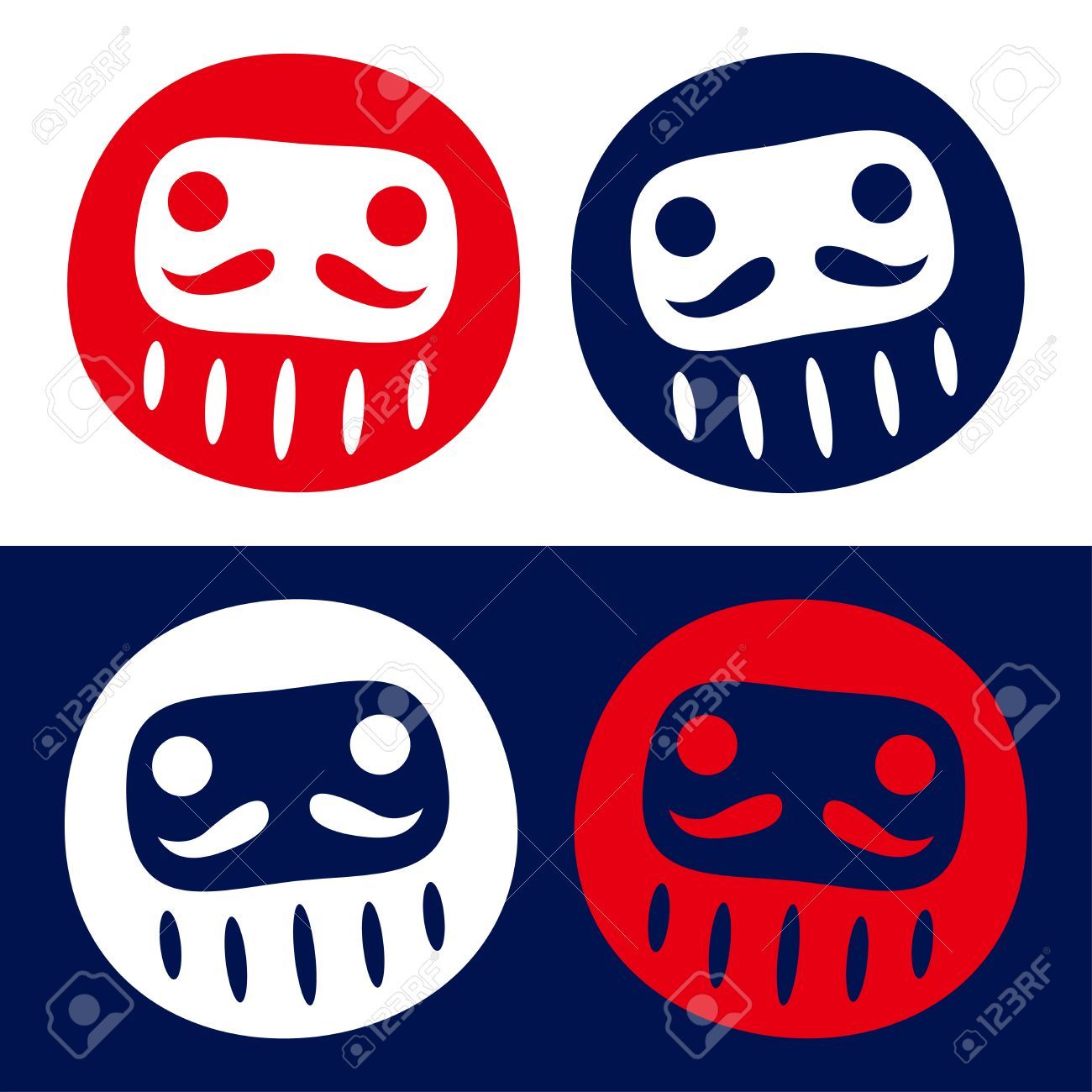 1300x1300 Stock Vector Daruma In Daruma Doll, Japanese Drawings