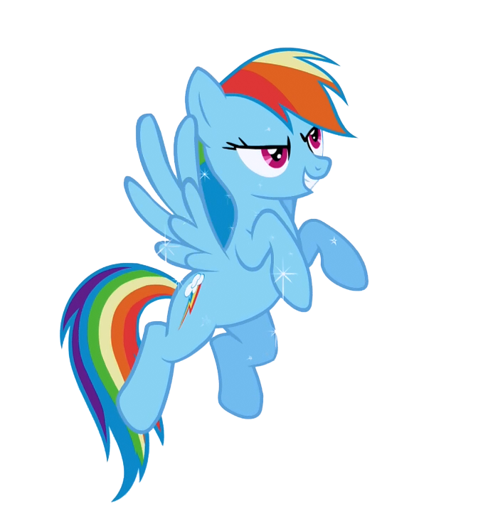 693x719 Download Rainbow Dash Vector Standing Clipart Hq Png Image