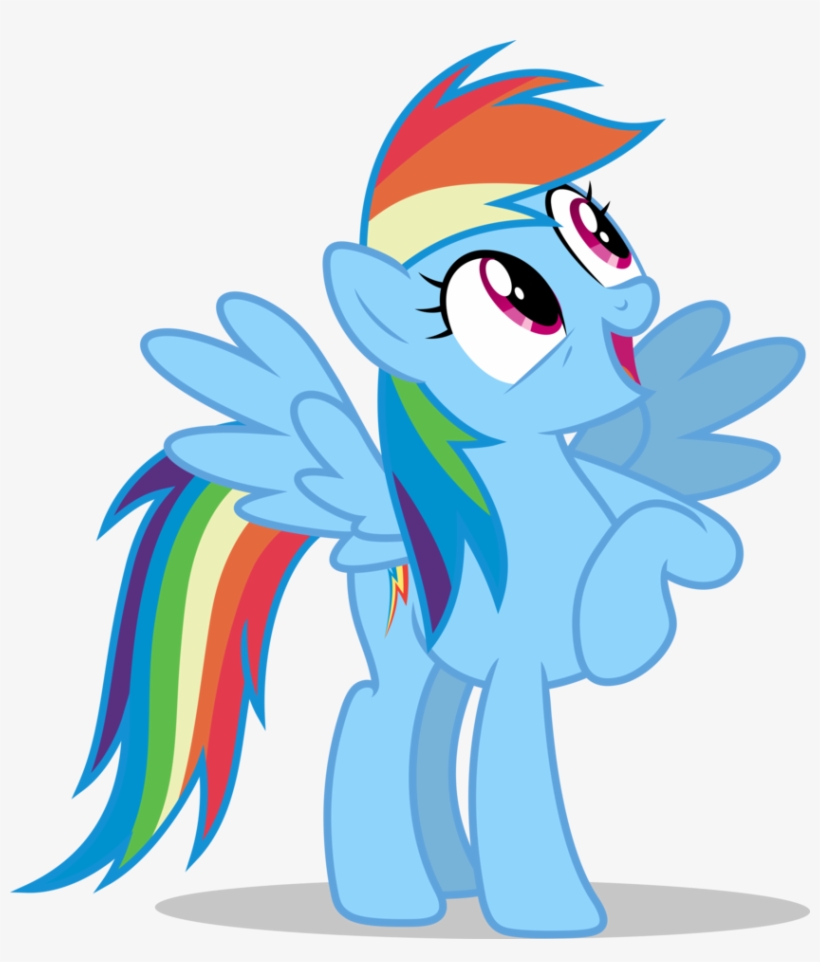 820x962 Mlp Fim Rainbow Dash Vector