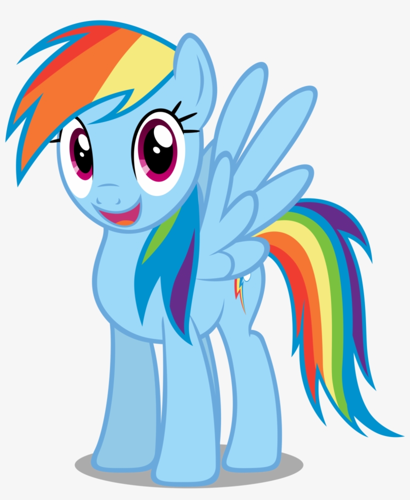 820x1000 Rainbow Dash Vector