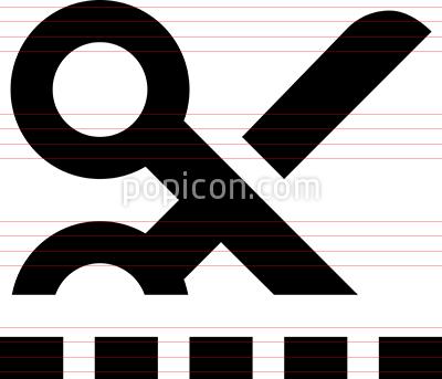 400x343 Coupon Dashed Line Vector Icon