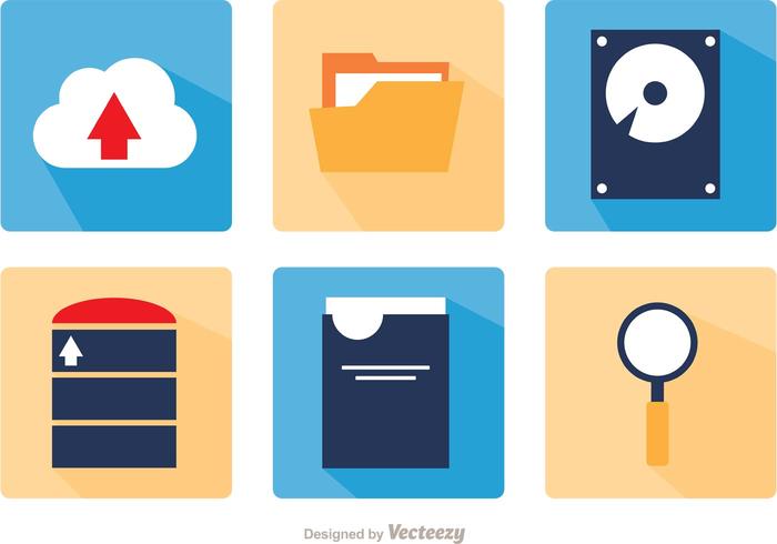 Big Data Square Icons Vector Pack 700x490 Big Data Square Icons Vector Pack
