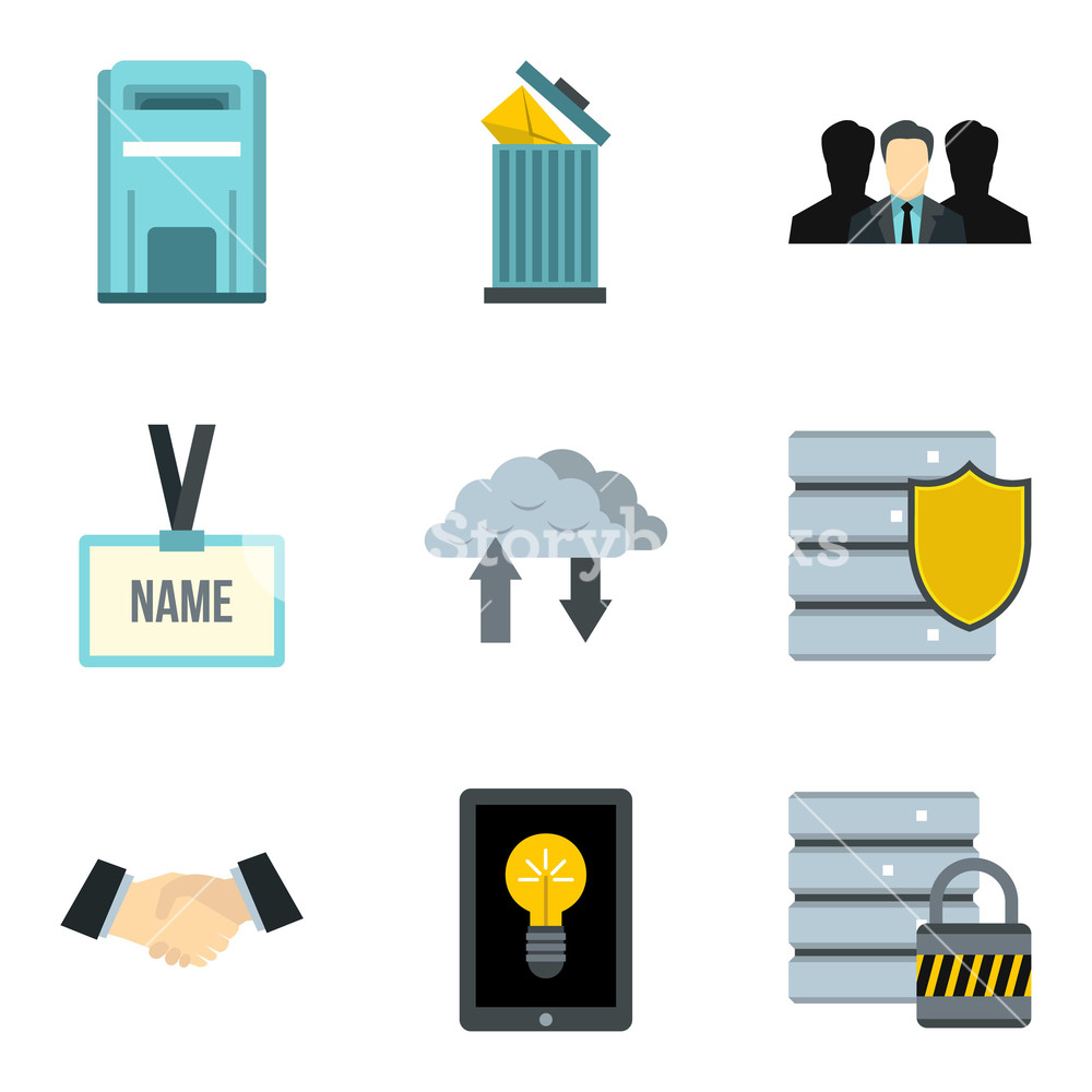 Company Data Icons Set Cartoon Set Of Company Data Vector Icons 1000x1000 Company Data Icons Set Cartoon Set Of Company Data Vector Icons