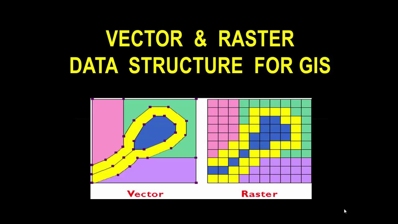 Vector And Raster Data Difference Between Raster And Vector 1280x720 Vector And Raster Data Difference Between Raster And Vector
