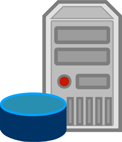 429x500 Server Database Icon Vector Image
