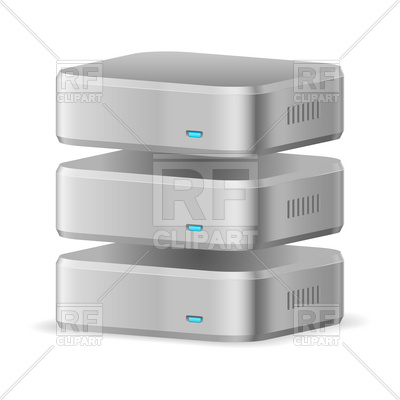 400x400 Set Of Servers Of Database Icon Vector Image Of Icons And Emblems