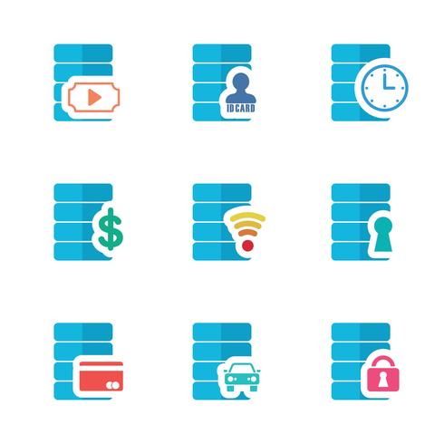 490x490 Database Icon Vector