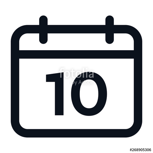 500x500 Date Icon Isolated On White Background Date Icon In Trendy Design